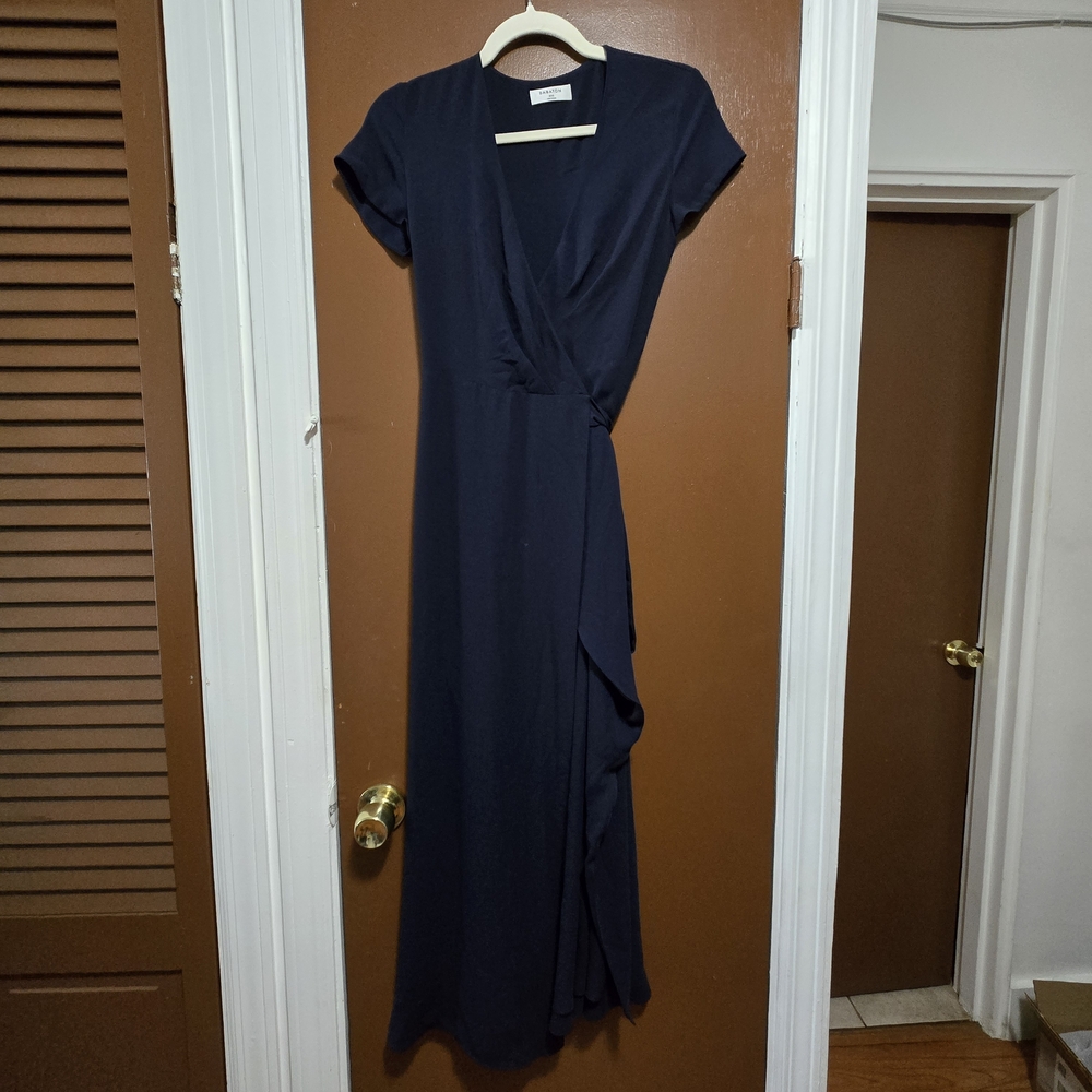 Babaton Slit Wrap Dress